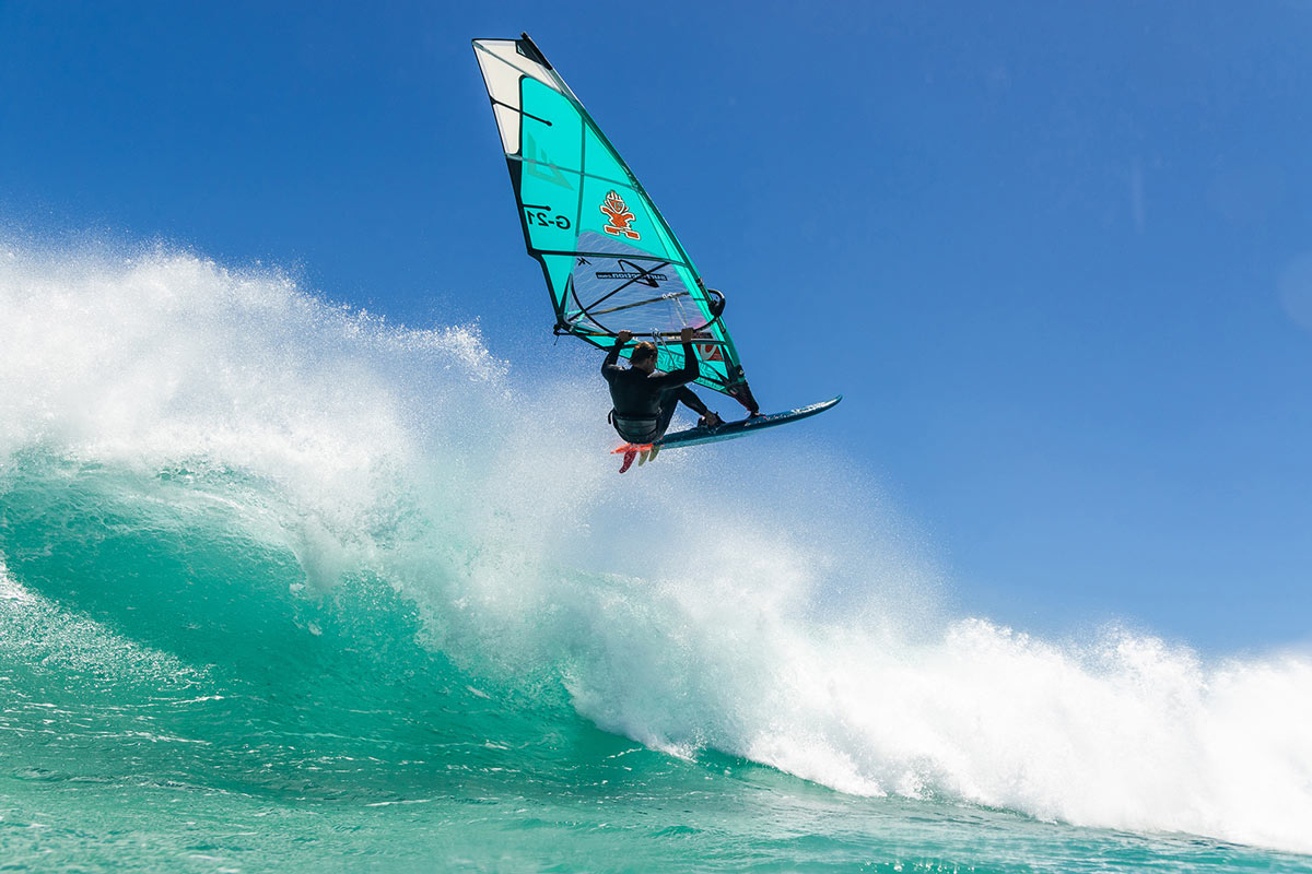 Variantes de surf: windsurf